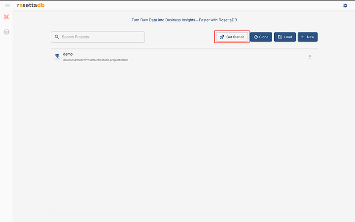 Rosetta DBT Studio Screenshot